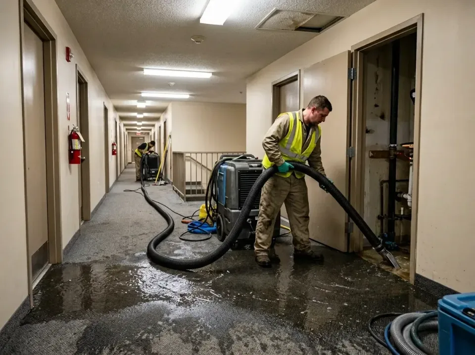multi-unit-apartment-hallway-f-005 — frequently asked questions, Emergency Burst Pipe Water Extraction & Removal in Thompson…